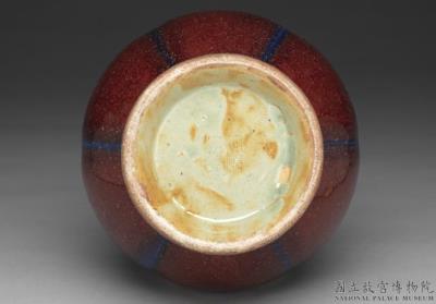 图片[3]-Pomegranate-shaped Zun vase with glaze in imitating Jun ware, Qing dynasty, Qianlong reign (1736-1795)-China Archive